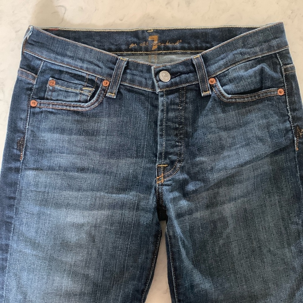 7 for all mankind jeans - boycut- size 27